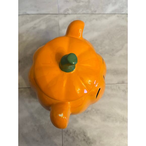 Disney Winnie The Pooh Halloween Jack O Lantern Pumpkin 8” Cookie Jar - Picture 5 of 7